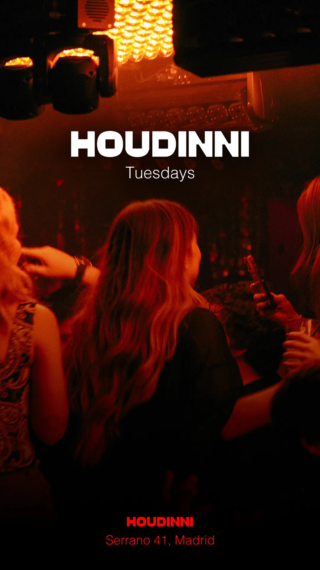 Flyer for HOUDINNI TUESDAYS - NO SIGNAL at Houdinni (Madrid), Tuesday 13 October 2026