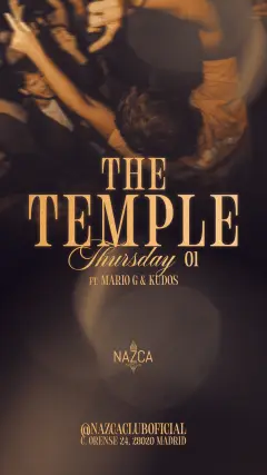Flyer de JUEVES en Nazca Club (Madrid), jueves 1 de octubre de 2026