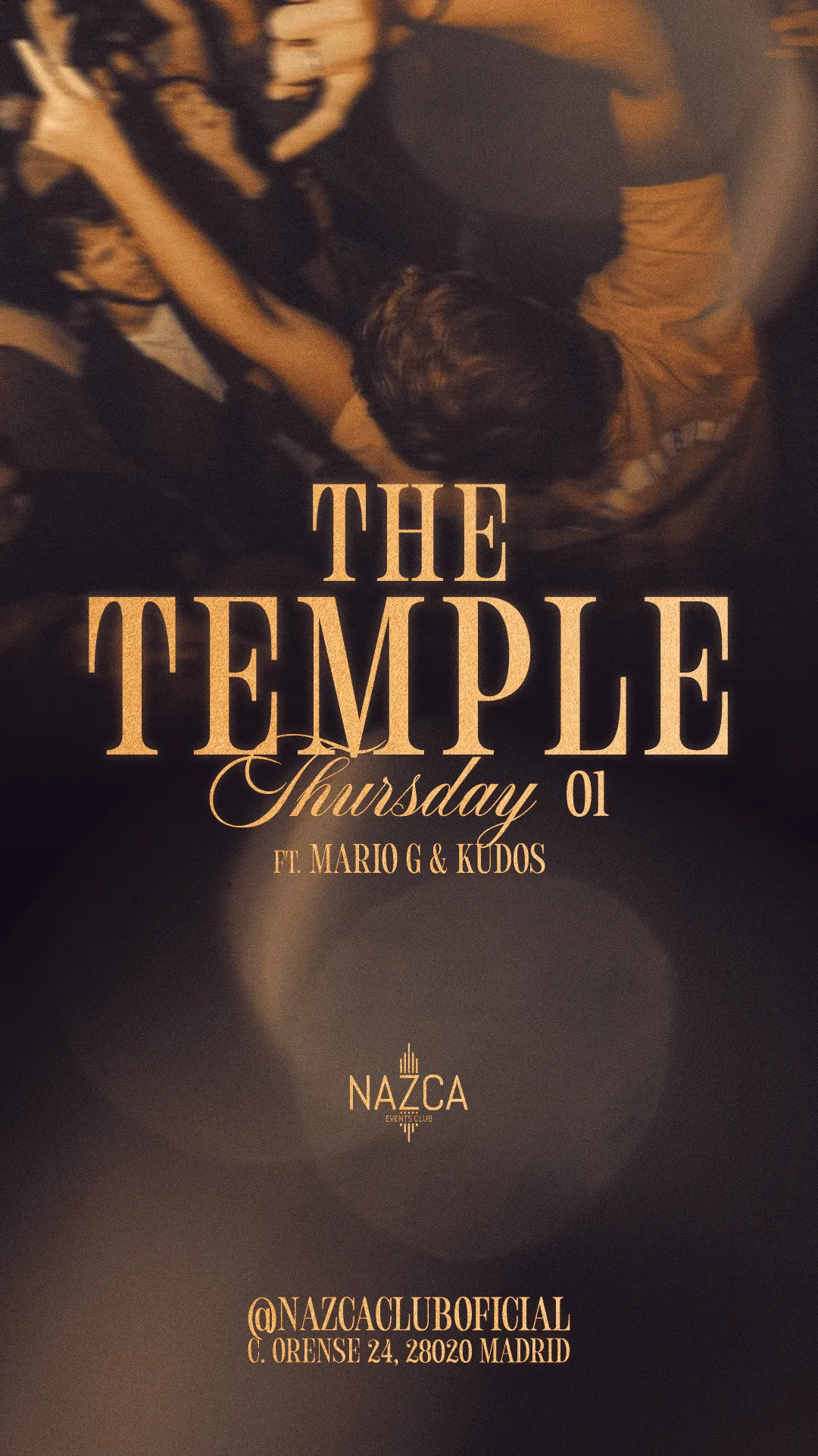 Flyer for JUEVES at Nazca Club (Madrid), Thursday 1 October 2026