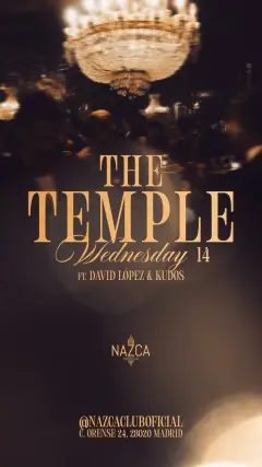 Flyer de MIERCOLES en Nazca Club (Madrid), miércoles 14 de octubre de 2026