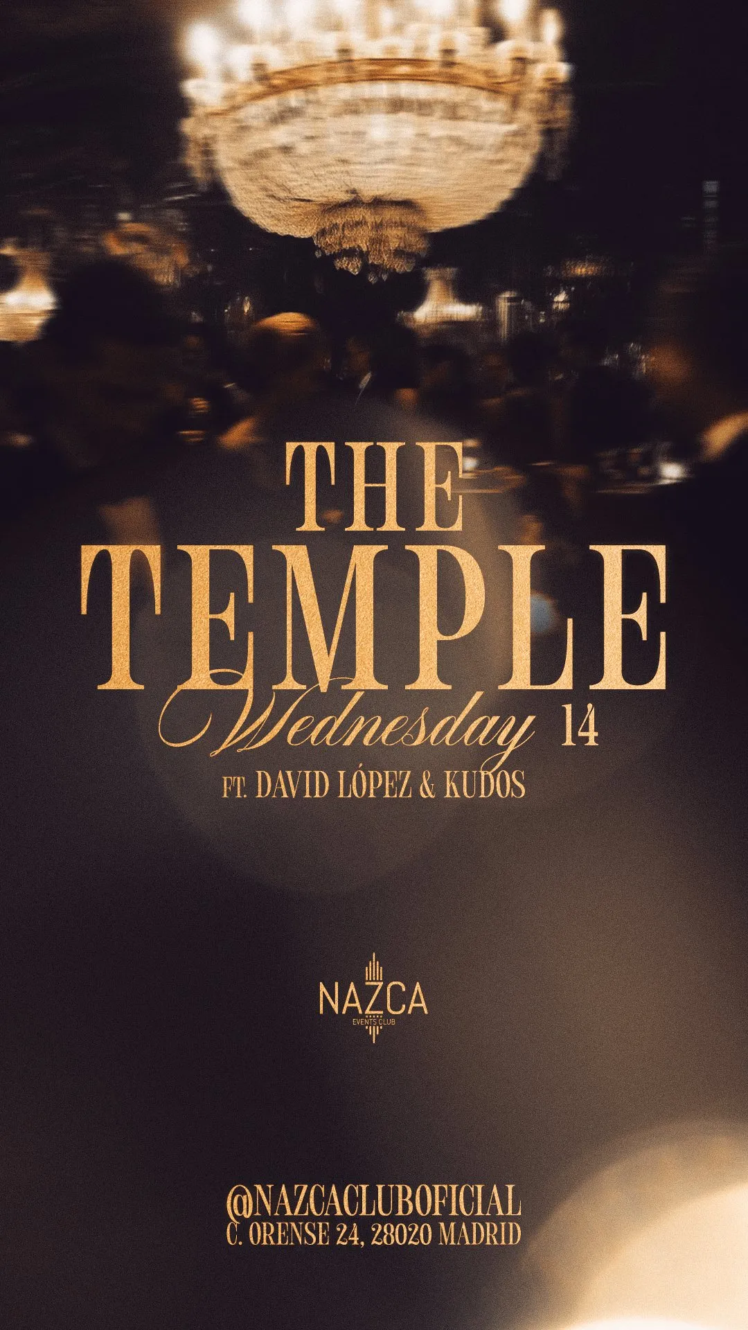 Flyer for MIERCOLES at Nazca Club (Madrid), Wednesday 14 October 2026