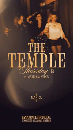 Flyer de JUEVES en Nazca Club (Madrid), jueves 15 de octubre de 2026