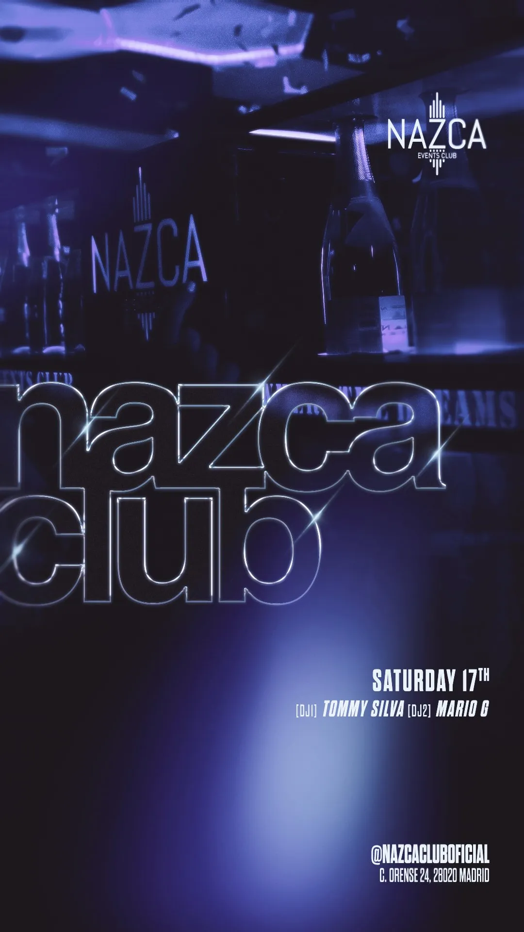 Flyer de SABADO en Nazca Club (Madrid), sábado 17 de octubre de 2026