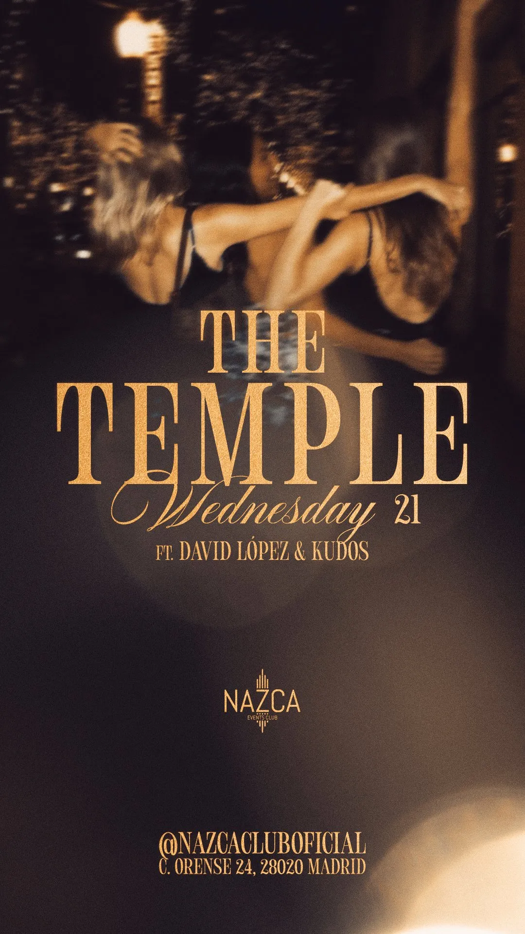 Flyer for MIERCOLES at Nazca Club (Madrid), Wednesday 21 October 2026