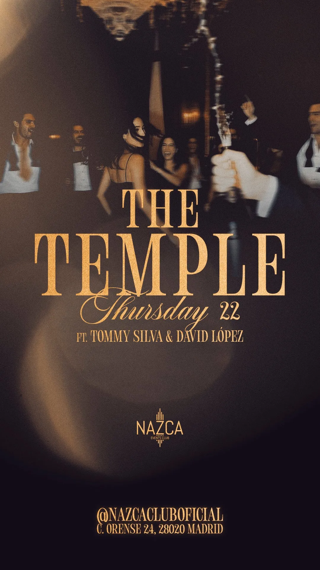 Flyer for JUEVES at Nazca Club (Madrid), Thursday 22 October 2026