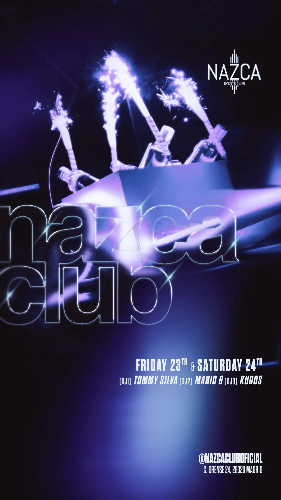 Flyer de VIERNES en Nazca Club (Madrid), viernes 23 de octubre de 2026