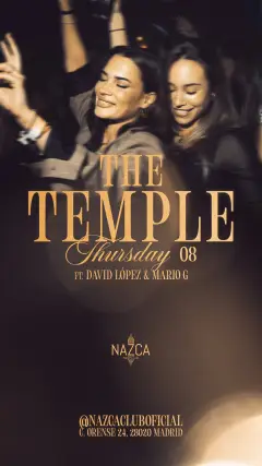Flyer de JUEVES en Nazca Club (Madrid), jueves 8 de octubre de 2026