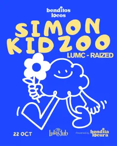 Flyer de Benditos Locos with Simon Kidzoo en Lula Club (Madrid), jueves 22 de octubre de 2026
