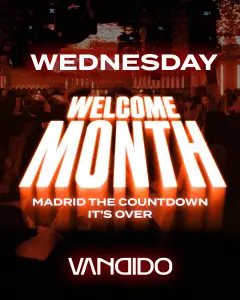 Flyer de Golden Room by Madrid Es Fuego en Vandido (Madrid), miércoles 28 de octubre de 2026