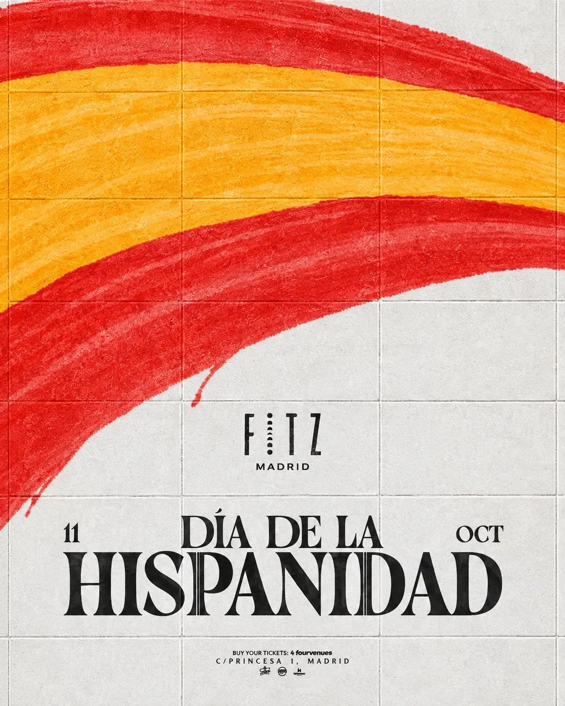 Flyer de Domingo FITZ en Fitz Madrid (Madrid), domingo 11 de octubre de 2026