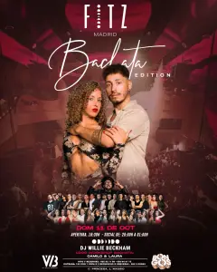 Flyer de TARDEO BACHATA EDITION x FITZ en Fitz Madrid (Madrid), domingo 11 de octubre de 2026