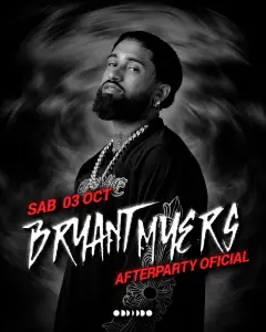 Flyer de BRYANT MYERS x FITZ en Fitz Madrid (Madrid), sábado 3 de octubre de 2026