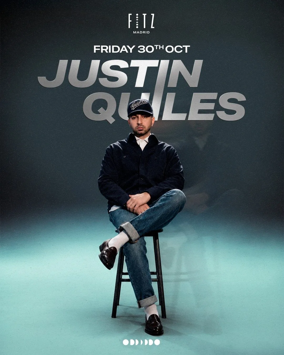 Flyer de JUSTIN QUILES x FITZ en Fitz Madrid (Madrid), viernes 30 de octubre de 2026