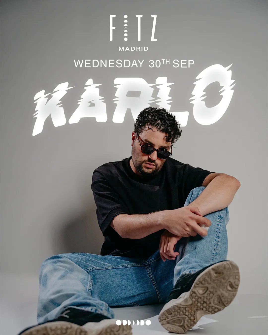 Flyer for KARLO x FITZ at Fitz Madrid (Madrid), Wednesday 30 September 2026