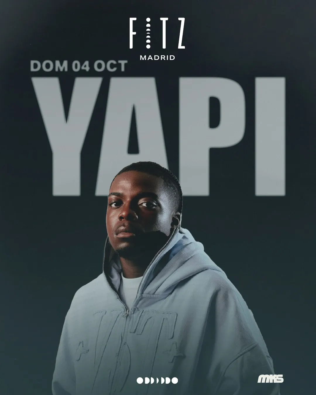 Flyer de YAPI x FITZ en Fitz Madrid (Madrid), domingo 4 de octubre de 2026