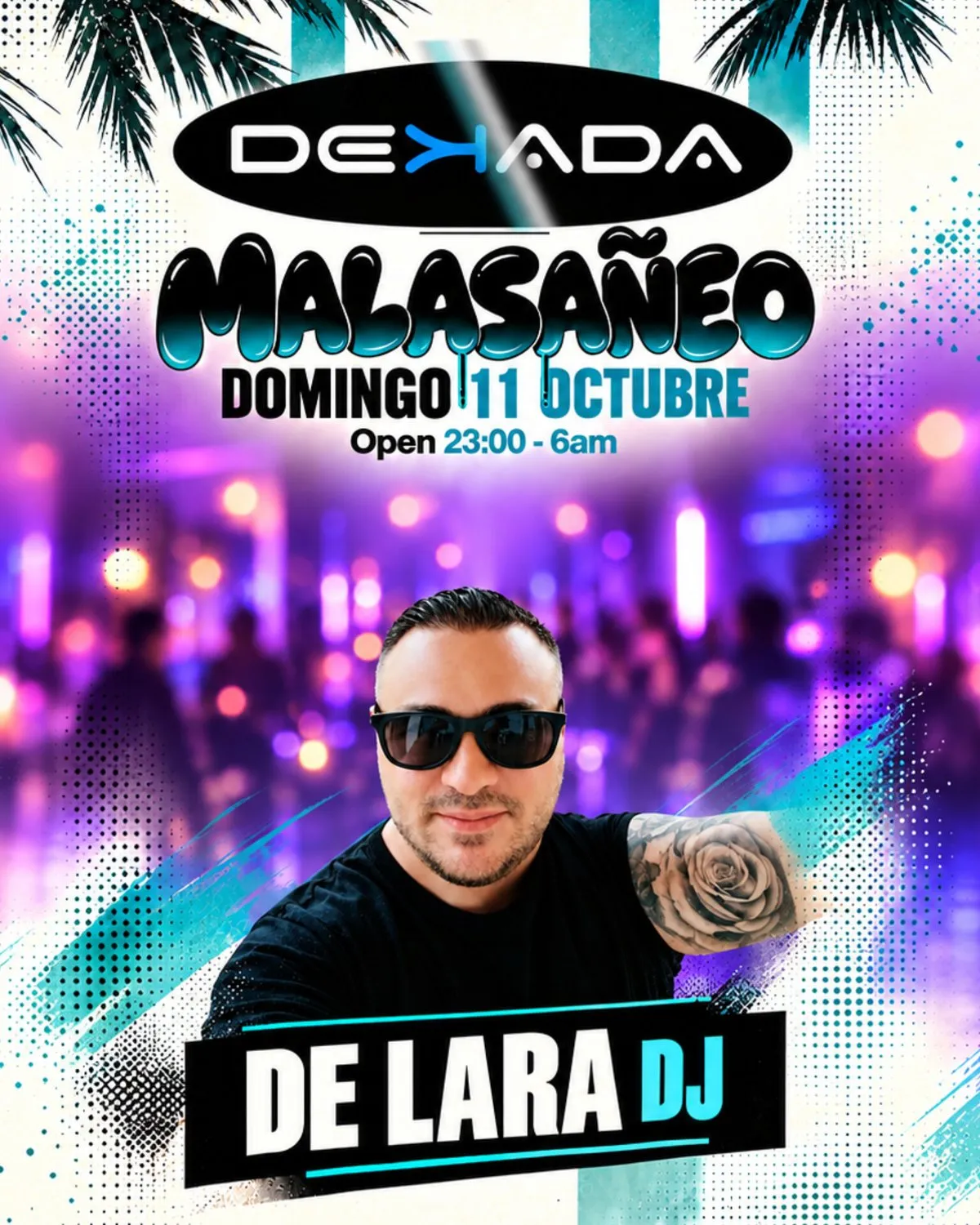 Flyer de MALASAÑEO en Dekada (Madrid), domingo 11 de octubre de 2026