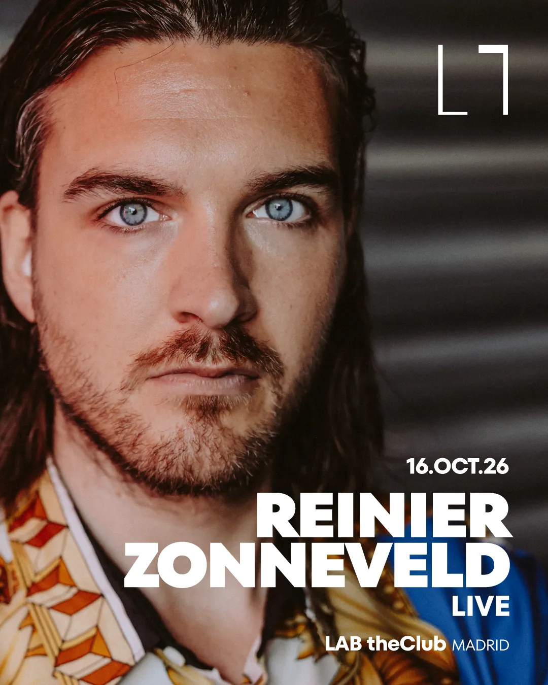 Flyer for LAB theClub pres. Silent w/ Reinier Zonneveld live at LAB theCLUB (Madrid), Friday 16 October 2026