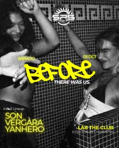 Flyer for BEFORE at LAB theCLUB (Madrid), Saturday 3 October 2026