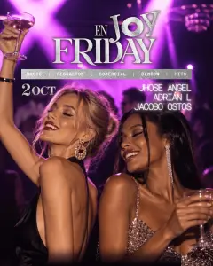 Flyer for VIERNES JOY ESLAVA at Joy Eslava (Madrid), Friday 2 October 2026