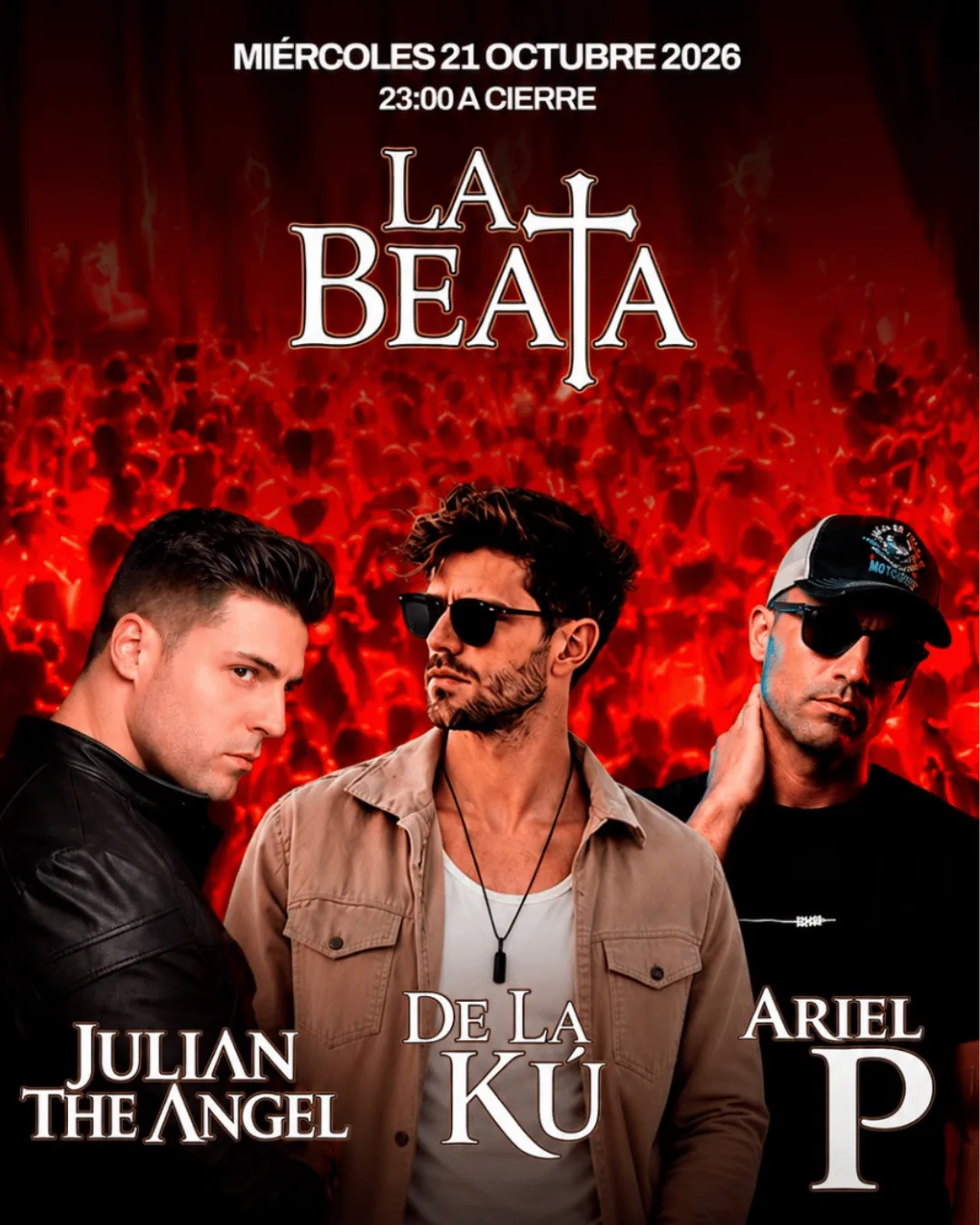 Flyer for LA BEATA JOY ESLAVA at Joy Eslava (Madrid), Wednesday 21 October 2026