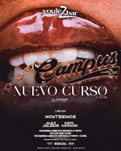Flyer de CAMPUS VOULEZBAR - JUEVES en Voulezbar (Sevilla), jueves 8 de octubre de 2026