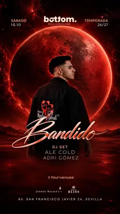 Flyer de SÁBADO BANDIDO en Bottom (Sevilla), sábado 10 de octubre de 2026