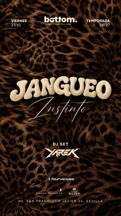 Flyer de VIERNES JANGUEO en Bottom (Sevilla), viernes 23 de octubre de 2026