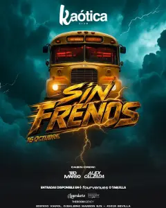 Flyer de VIERNES - KAÓTICA CLUB en Kaótica Club (Sevilla), viernes 16 de octubre de 2026