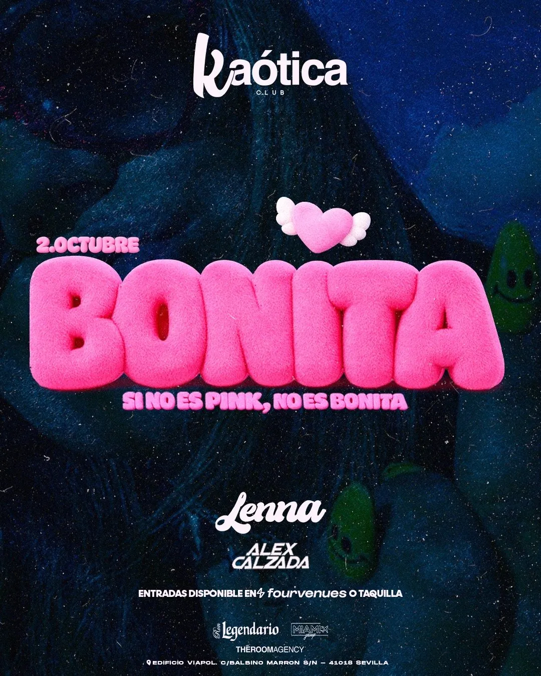 Flyer de VIERNES - KAÓTICA CLUB en Kaótica Club (Sevilla), viernes 2 de octubre de 2026