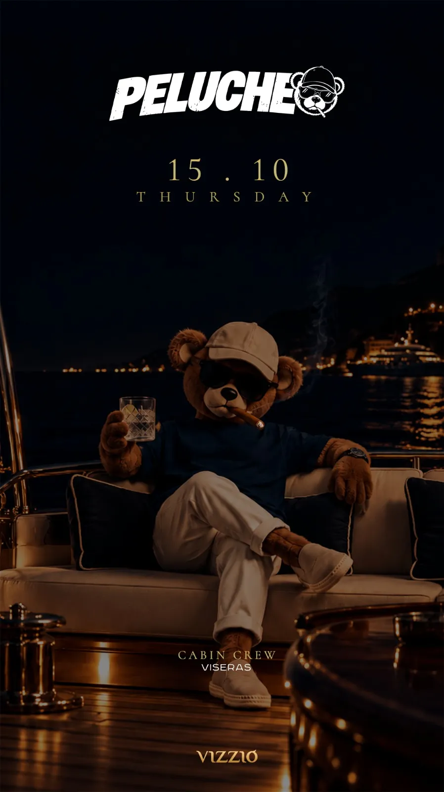 Flyer de 🧸 JUEVES DE PELUCHEO 🧸 en Vizzio Club (Sevilla), jueves 15 de octubre de 2026