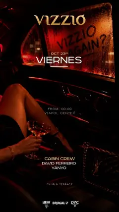 Flyer for ❤️‍🔥 VIERNES 23 ❤️‍🔥 at Vizzio Club (Seville), Friday 23 October 2026
