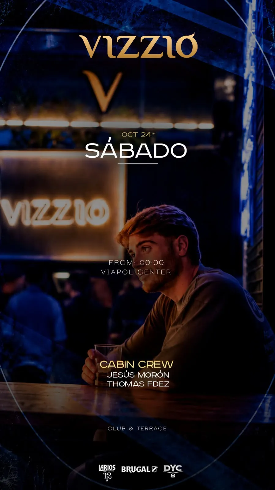 Flyer de 💥 SÁBADO 24💥 en Vizzio Club (Sevilla), sábado 24 de octubre de 2026