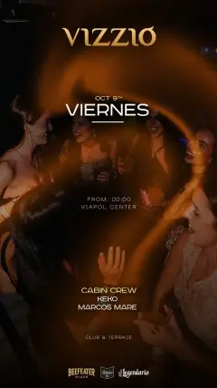 Flyer de ❤️🔥 VIERNES 9 ❤️🔥 en Vizzio Club (Sevilla), viernes 9 de octubre de 2026