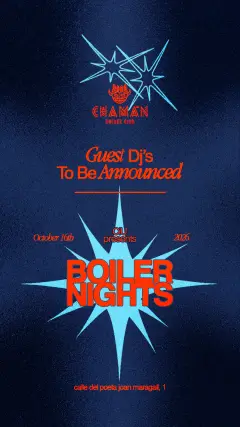 Flyer de CHAMAN en Chamán (Madrid), viernes 16 de octubre de 2026