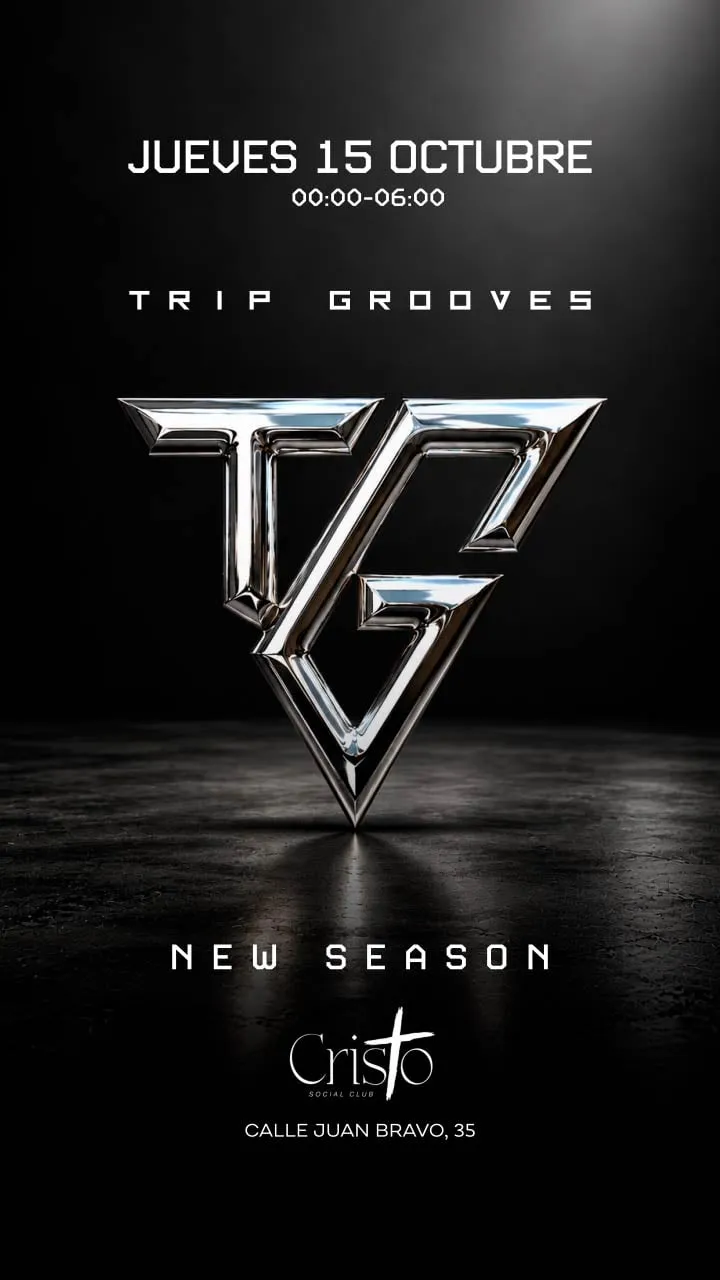 Flyer de Trip Grooves x HDAD en CrisTo Social Club (Madrid), jueves 15 de octubre de 2026