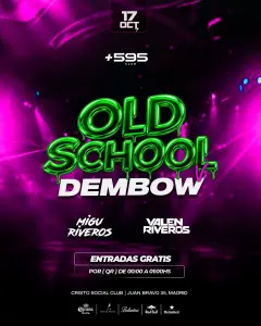 Flyer de +595 en CrisTo Social Club (Madrid), sábado 17 de octubre de 2026