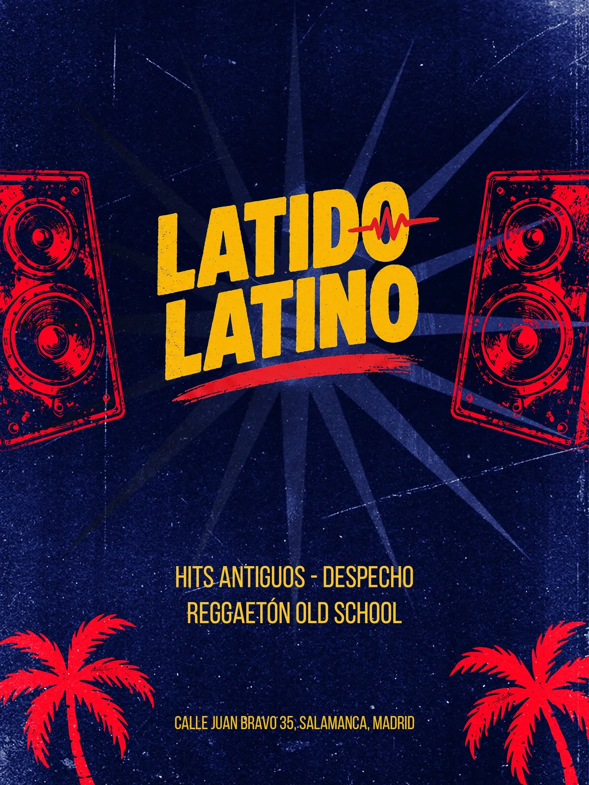 Flyer de LATIDO LATINO en CrisTo Social Club (Madrid), sábado 17 de octubre de 2026
