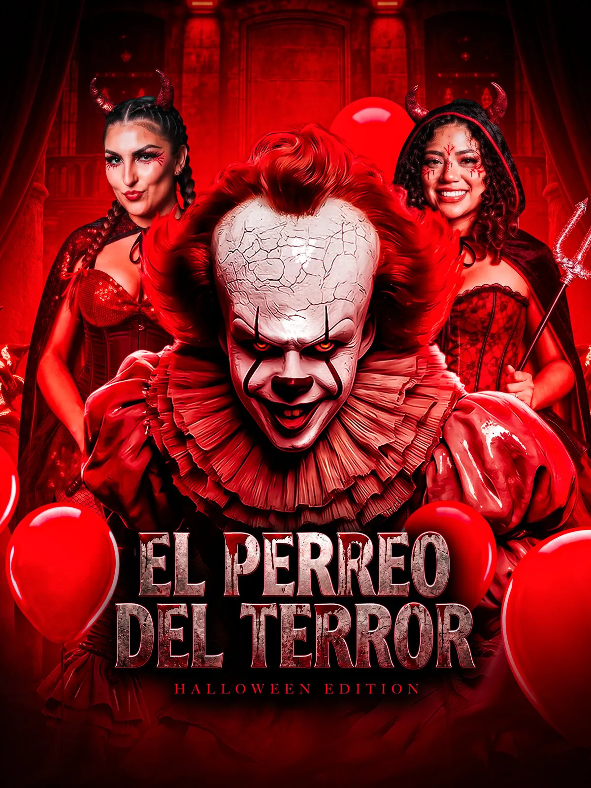 Flyer de EL PERREO DEL TERROR en CrisTo Social Club (Madrid), viernes 30 de octubre de 2026