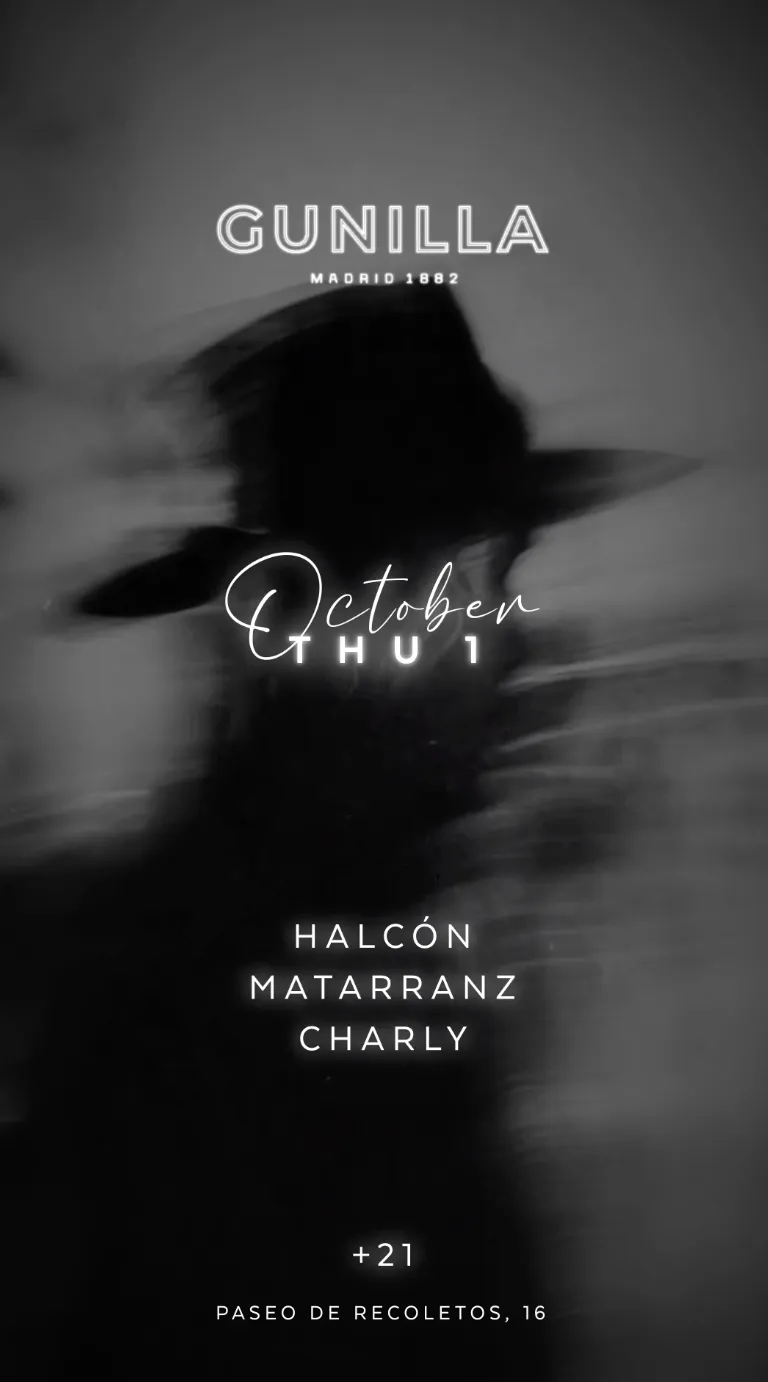 Flyer for Jueves at Gunilla Club (Madrid), Thursday 1 October 2026