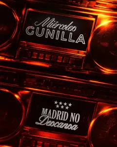 Flyer for MIERCOLES GUNILLA X THANKSGIVING at Gunilla Club (Madrid), Wednesday 25 November 2026