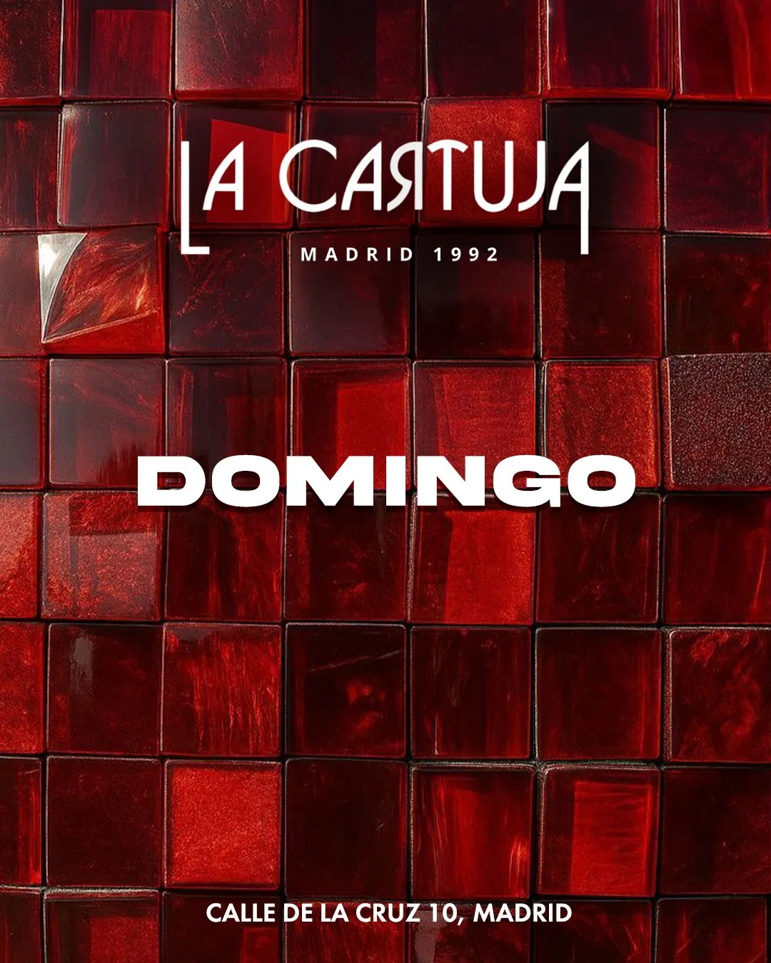 Flyer de Domingo en La Cartuja (Madrid), domingo 18 de octubre de 2026