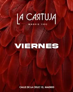 Flyer de Viernes en La Cartuja (Madrid), viernes 2 de octubre de 2026