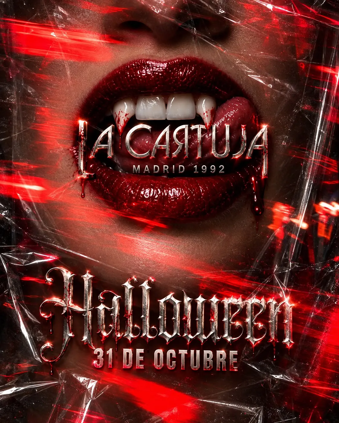 Flyer de ESPECIAL HALLOWEEN en La Cartuja (Madrid), sábado 31 de octubre de 2026