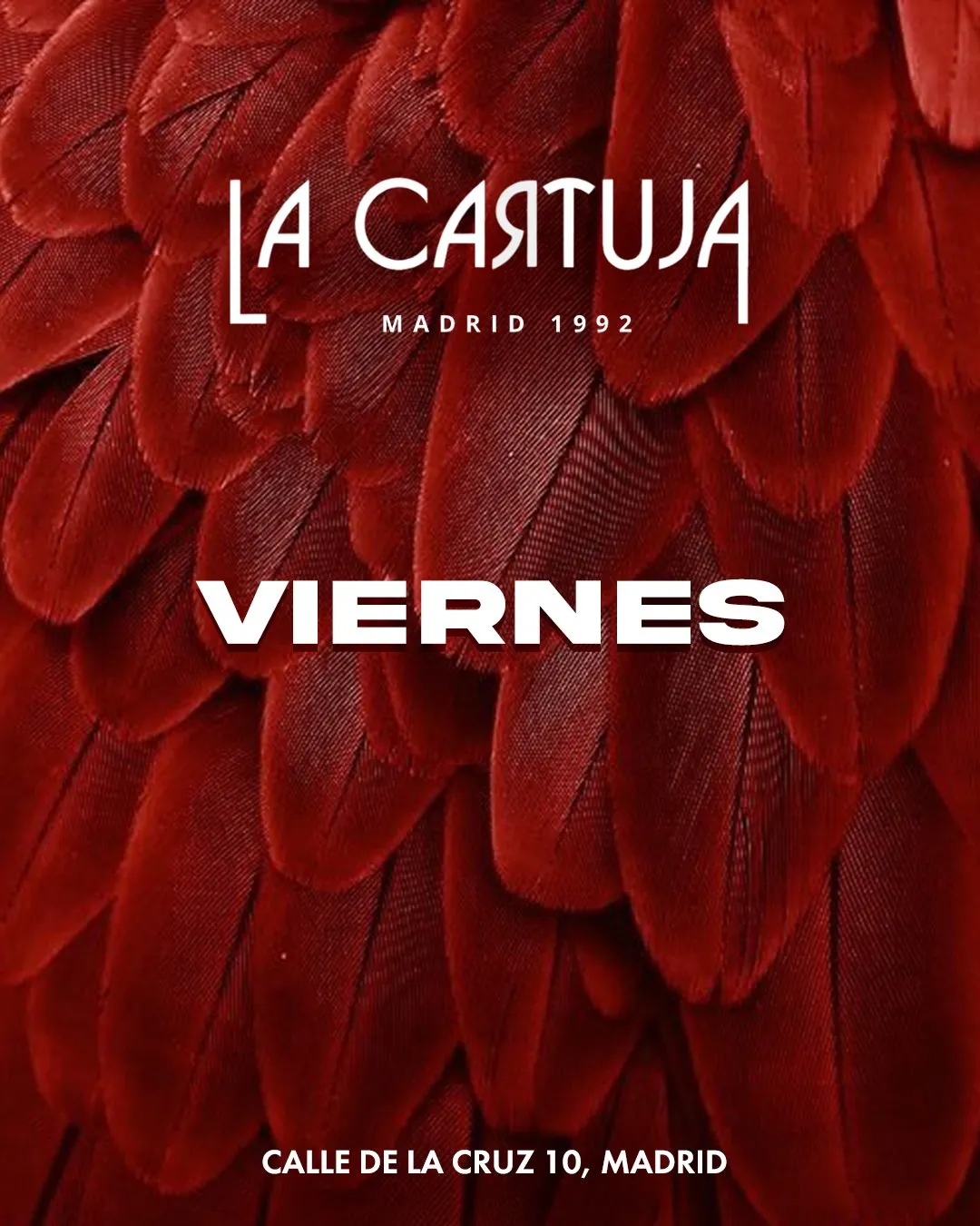 Flyer de Viernes en La Cartuja (Madrid), viernes 6 de noviembre de 2026