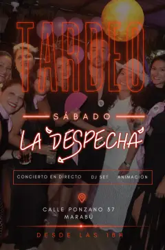 Flyer de TARDEO LA DESPECHÁ en La Despechá (Madrid), sábado 14 de noviembre de 2026