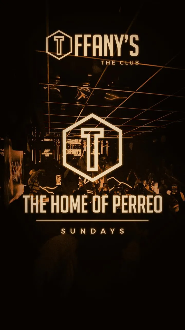 Flyer de THE HOME OF PERREO at Tiffany's en Tiffany's The Club (Madrid), domingo 13 de diciembre de 2026