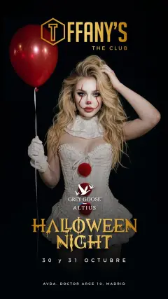Flyer de HALLOWEEN at Tiffany's The Club en Tiffany's The Club (Madrid), sábado 31 de octubre de 2026