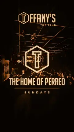 Flyer for THE HOME OF PERREO at Tiffany's at Tiffany's The Club (Madrid), Sunday 6 December 2026