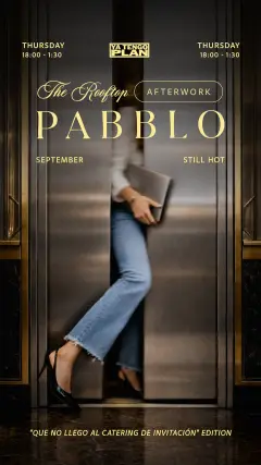 Flyer de Afterwork Pabblo en Yatengoplan (Madrid), jueves 1 de octubre de 2026