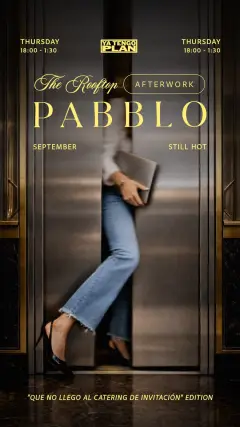 Flyer de Afterwork Pabblo en Yatengoplan (Madrid), jueves 8 de octubre de 2026